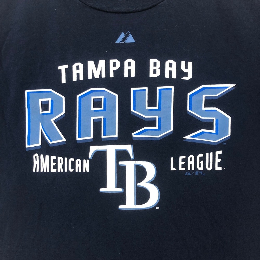 Tampa Bay Rays T-Shirt‎ MLB Baseball Graphic Tee Majestic Men's Size Medium